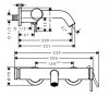 Hansgrohe Tecturis S Jednouchwytowa bateria wannowa natynkowa Chrom 73422000